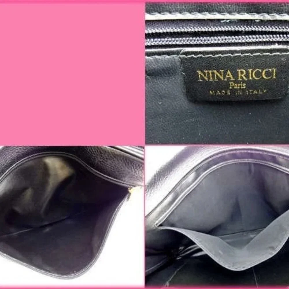 NINA RICCI Briefcase black Women Authentic secondhand